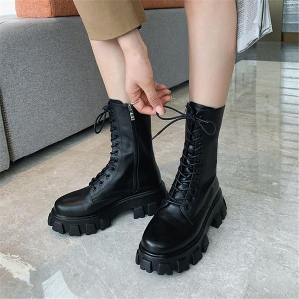 boots pxelena 2021 est women chunky high heel platform genuine leather lace up military combat punk gothic motorcycle, Black
boots pxelena 2021 est women chunky high heel platform genuine leather lace up military combat punk gothic motorcycle, Black