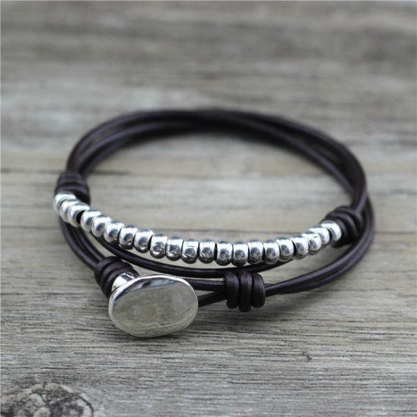 beaded, strands anslow 2021 vintage design fashion jewelry handamde diy beads leather bracelet male female charms accessory gift low0846lb, Black
beaded, strands anslow 2021 vintage design fashion jewelry handamde diy beads leather bracelet male female charms accessory gift low0846lb, Black