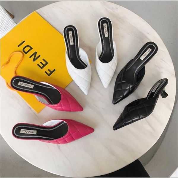 slippers women's 2021 arrivals slip on low heels pointed toe sewing design fashion summer sandals slides mules women shoes, Black
slippers women's 2021 arrivals slip on low heels pointed toe sewing design fashion summer sandals slides mules women shoes, Black