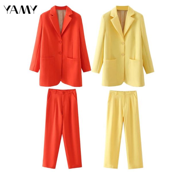 women's suits & blazers yamyi orange/yellow womens suit blazer sets winter fall office lady single breasted casual dressy jacket coat l, White;black
women's suits & blazers yamyi orange/yellow womens suit blazer sets winter fall office lady single breasted casual dressy jacket coat l, White;black