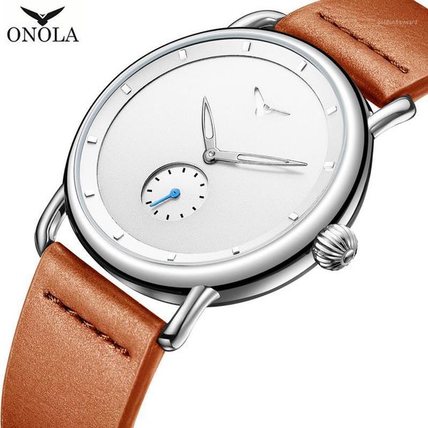 brand onola fashion casual men quartz watch simple business watches mens leather waterproof wristwatch relogio masculino wristwatches, Slivery;brown
brand onola fashion casual men quartz watch simple business watches mens leather waterproof wristwatch relogio masculino wristwatches, Slivery;brown