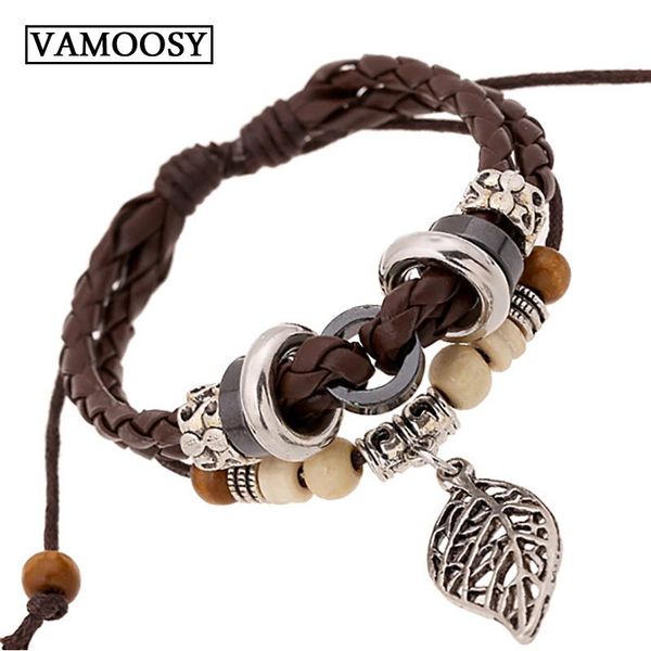 charm bracelets leather bracelet men's multi-layer bead for women's retro punk casual jewelry accessories, Golden;silver
charm bracelets leather bracelet men's multi-layer bead for women's retro punk casual jewelry accessories, Golden;silver