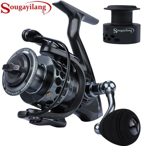 sougayilang spinning fishing reel 13+1bb aluminum alloy spool 12kg max drag 5.5:1 high speed ratio carp pesca baitcasting reels
sougayilang spinning fishing reel 13+1bb aluminum alloy spool 12kg max drag 5.5:1 high speed ratio carp pesca baitcasting reels