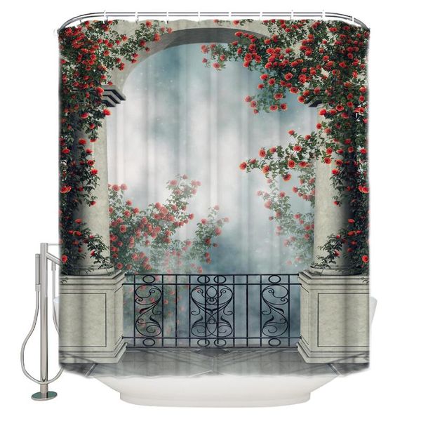 shower curtains balcony roses vine pattern polyester fabric waterproof bath curtain
shower curtains balcony roses vine pattern polyester fabric waterproof bath curtain