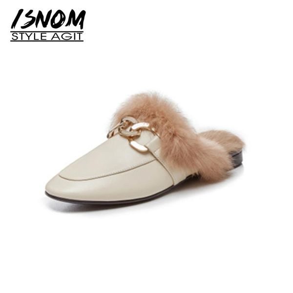 women genuine leather slippers lazy shoes flat warm fur lining low heels female slides mules winter 2021, Black
women genuine leather slippers lazy shoes flat warm fur lining low heels female slides mules winter 2021, Black