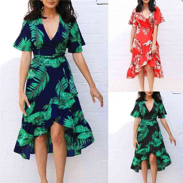 summer boho leaves print long maix dress womens deeep v-neck short sleeve party casual ruffles es vestidos 210520, Black;gray
summer boho leaves print long maix dress womens deeep v-neck short sleeve party casual ruffles es vestidos 210520, Black;gray