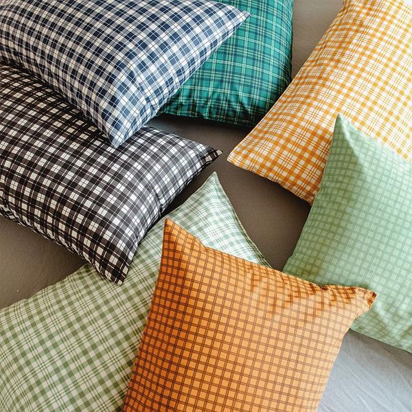 pillow case ins cotton pillowcases grid wind single cases students' dormitory only 48 * 74 cm a pair of 2
pillow case ins cotton pillowcases grid wind single cases students' dormitory only 48 * 74 cm a pair of 2