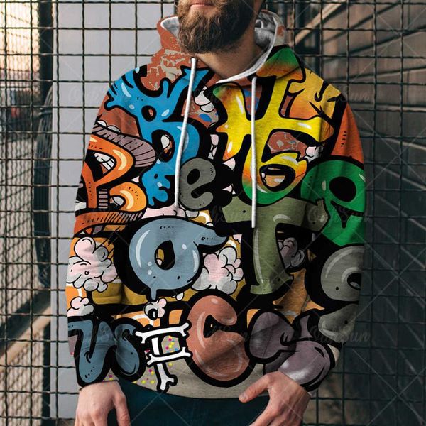 men's hoodies & sweatshirts spring and autumn fashion color letters 3d printing pattern sweater o-neck street style men hoodie oversize, Black
men's hoodies & sweatshirts spring and autumn fashion color letters 3d printing pattern sweater o-neck street style men hoodie oversize, Black