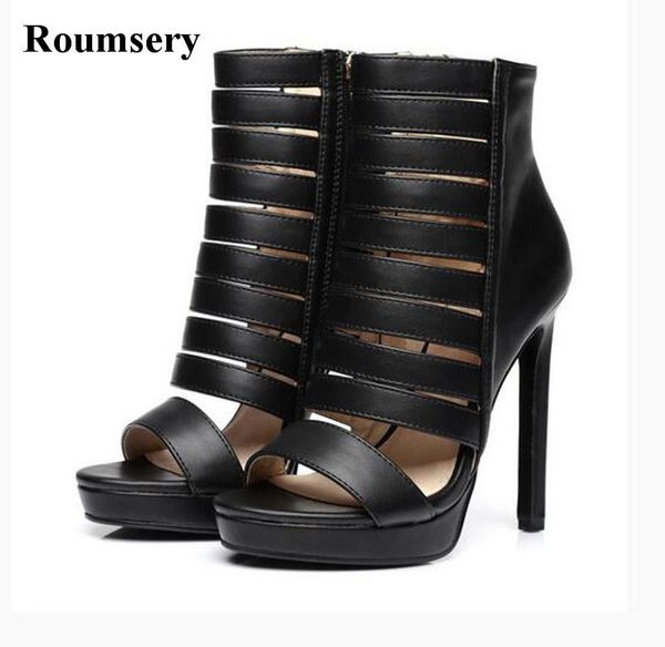 women fashion open toe straps design heel sandals cut-out gladiator dress shoes, Black
women fashion open toe straps design heel sandals cut-out gladiator dress shoes, Black