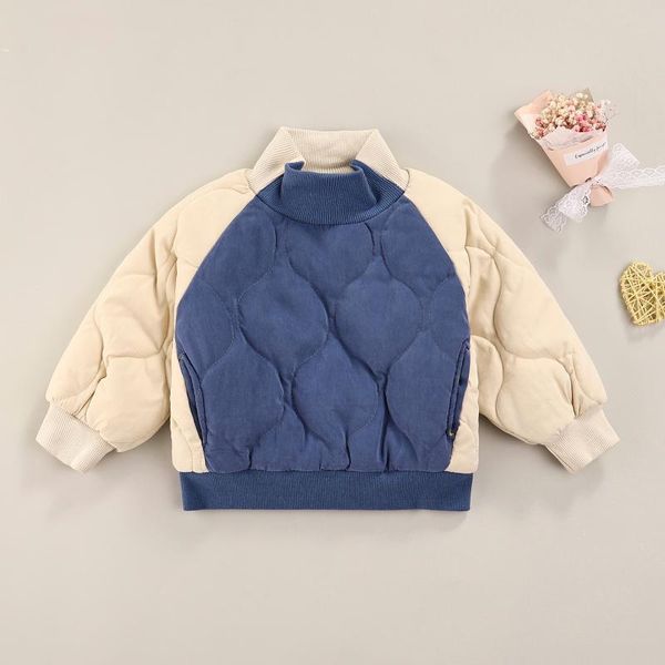jackets little girls boys thickened cotton jacket autumn winter toddlers color matching high collar long sleeve casual warm, Blue;gray
jackets little girls boys thickened cotton jacket autumn winter toddlers color matching high collar long sleeve casual warm, Blue;gray