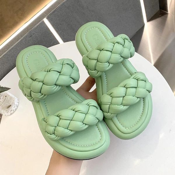 slippers fashion women summer 2021 weave ladies sandals shoes low open toe flat outdoor slides causal female beach flip flops, Black
slippers fashion women summer 2021 weave ladies sandals shoes low open toe flat outdoor slides causal female beach flip flops, Black