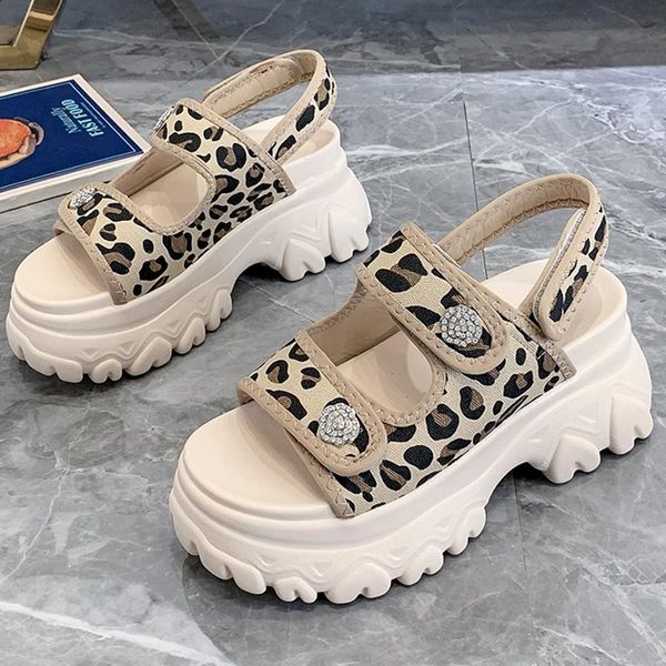 sandals 2021 women platform sports summer fashion leopard convenient design rhinestone increased casual girl shoes, Black
sandals 2021 women platform sports summer fashion leopard convenient design rhinestone increased casual girl shoes, Black