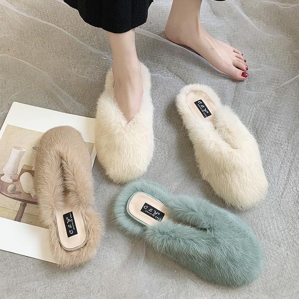 sandals shallow mouth 2021 flat summer shoes woman fur heels without girls closed velvet fashion outside mules short plush r, Black
sandals shallow mouth 2021 flat summer shoes woman fur heels without girls closed velvet fashion outside mules short plush r, Black