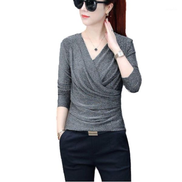 women's spring autumn style blouse shirt elegant long sleeve solid color v-neck korean slim sp984 blouses & shirts, White
women's spring autumn style blouse shirt elegant long sleeve solid color v-neck korean slim sp984 blouses & shirts, White