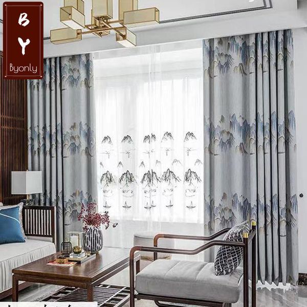 curtain & drapes 2021 cross-border custom landscape painting jacquard chinese black-out curtains for living room and bedroom
curtain & drapes 2021 cross-border custom landscape painting jacquard chinese black-out curtains for living room and bedroom