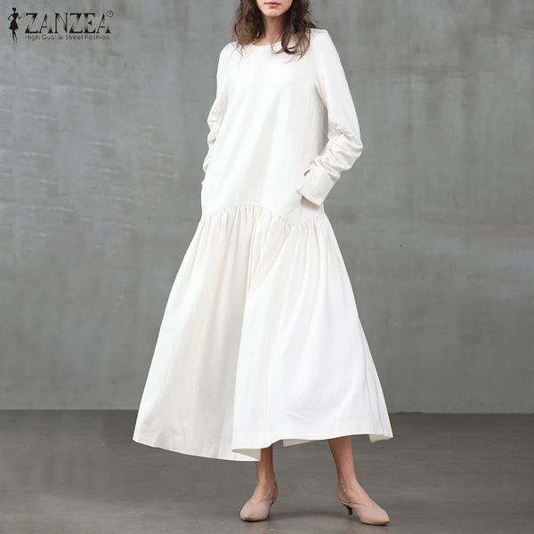 dresses plus size vintage solid high waist dress women's spring sundress 2021 casual long sleeve maxi vestidos female o neck robe, Black;gray
dresses plus size vintage solid high waist dress women's spring sundress 2021 casual long sleeve maxi vestidos female o neck robe, Black;gray