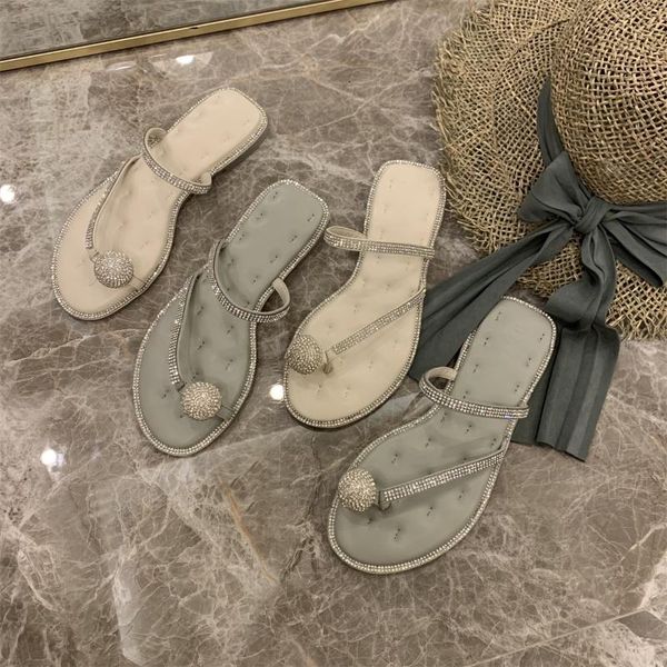 slippers summer women clip toe beach shoes rhinestone sandals slides flats heeled blue white fashion mules, Black
slippers summer women clip toe beach shoes rhinestone sandals slides flats heeled blue white fashion mules, Black