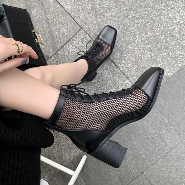 boots women sandals 2021 summer lace-up gladiator shoes for woman fashion hollow out chunky sandal breathable net yarn, Black
boots women sandals 2021 summer lace-up gladiator shoes for woman fashion hollow out chunky sandal breathable net yarn, Black