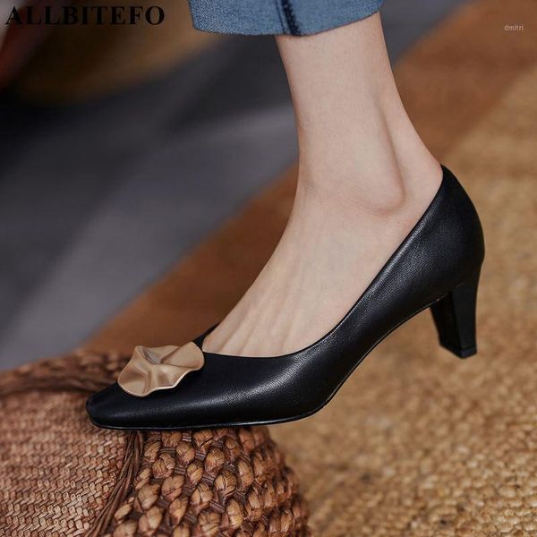 dress shoes allbitefo metal design fashion soft genuine leather women high heels party wedding heel, Black
dress shoes allbitefo metal design fashion soft genuine leather women high heels party wedding heel, Black