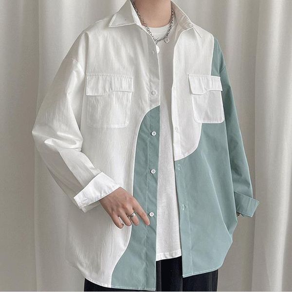 men's casual shirts shirt arrival spring and fall pocket casual splicing loose japanese-style male more size 4xl 5xl s142 h6a4, White;black
men's casual shirts shirt arrival spring and fall pocket casual splicing loose japanese-style male more size 4xl 5xl s142 h6a4, White;black