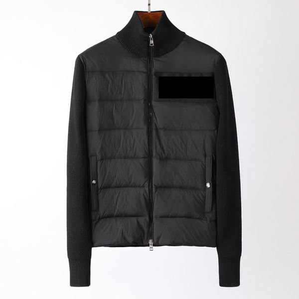 luxury french men's down jacket maya france brand designer stand-up collar jackets knitted stitching coat, Black
luxury french men's down jacket maya france brand designer stand-up collar jackets knitted stitching coat, Black