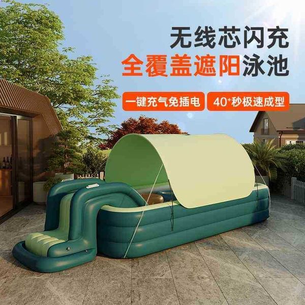 Children's automatic sunshade baby bucket folding swimming playing inflatable ball pool
Children's automatic sunshade baby bucket folding swimming playing inflatable ball pool