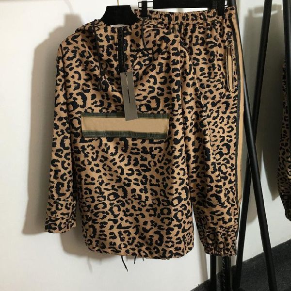 women's two piece pants luxury design high-end fashion women leisure sports suit leopard print hooded pullover bodysuit + elastic high, White
women's two piece pants luxury design high-end fashion women leisure sports suit leopard print hooded pullover bodysuit + elastic high, White