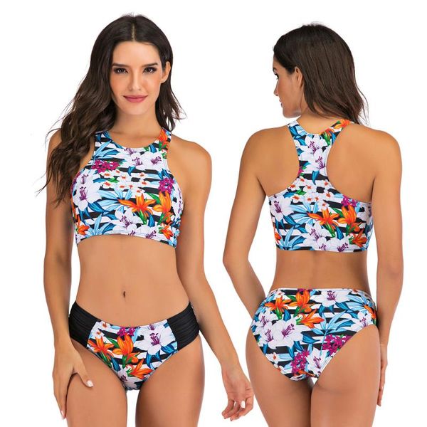 women's workout bikini set athletic swimsuits two pieces bathing suit printed swimwear high neck beachwear one-piece suits
women's workout bikini set athletic swimsuits two pieces bathing suit printed swimwear high neck beachwear one-piece suits
