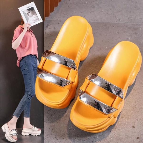 2021trifle slippers women's summer style metal buckle thick bottom increased casual high heel sandals and women, Black
2021trifle slippers women's summer style metal buckle thick bottom increased casual high heel sandals and women, Black