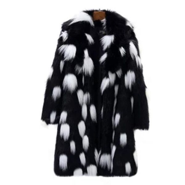 women's fur & faux autumn winter fashion imitation coat long-cut plus size long sleeve warm black white jacquard trench
women's fur & faux autumn winter fashion imitation coat long-cut plus size long sleeve warm black white jacquard trench