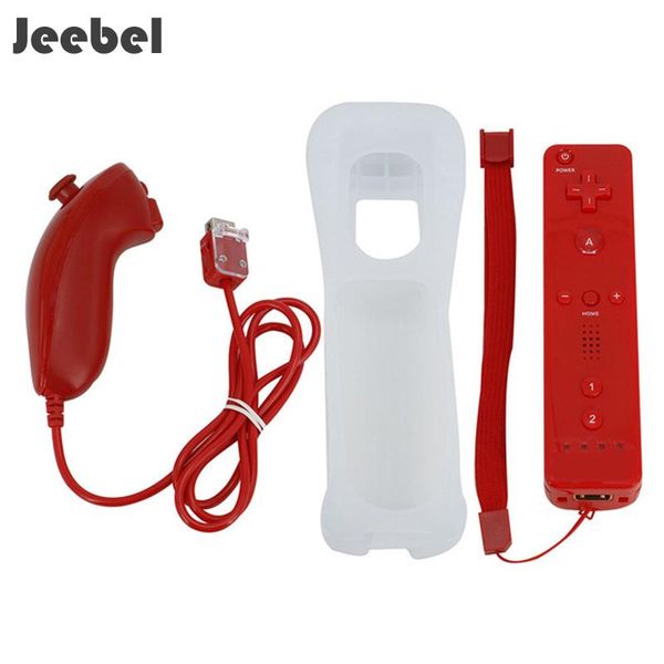 game controllers & joysticks jeebel vii gamepads wireless for wii remote controller + nunchuck with silicone case console
game controllers & joysticks jeebel vii gamepads wireless for wii remote controller + nunchuck with silicone case console