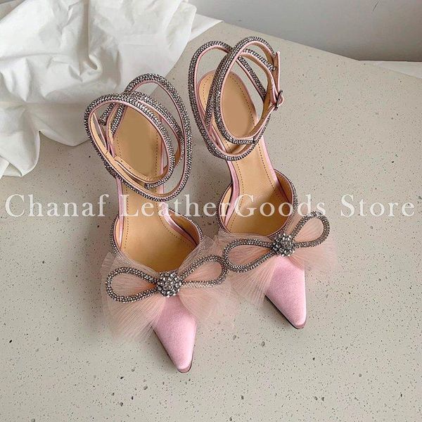dress shoes woman high heels shoe party fashion silk satin bowtie diamond pointed toe designer pumps wedding bottom pink, Black 
dress shoes woman high heels shoe party fashion silk satin bowtie diamond pointed toe designer pumps wedding bottom pink, Black