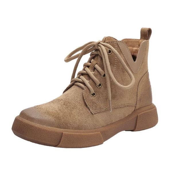 boots spring women's shoes female ankle thick flat heels lace-up faux suede casual snow v opening 2 style lining, Black
boots spring women's shoes female ankle thick flat heels lace-up faux suede casual snow v opening 2 style lining, Black