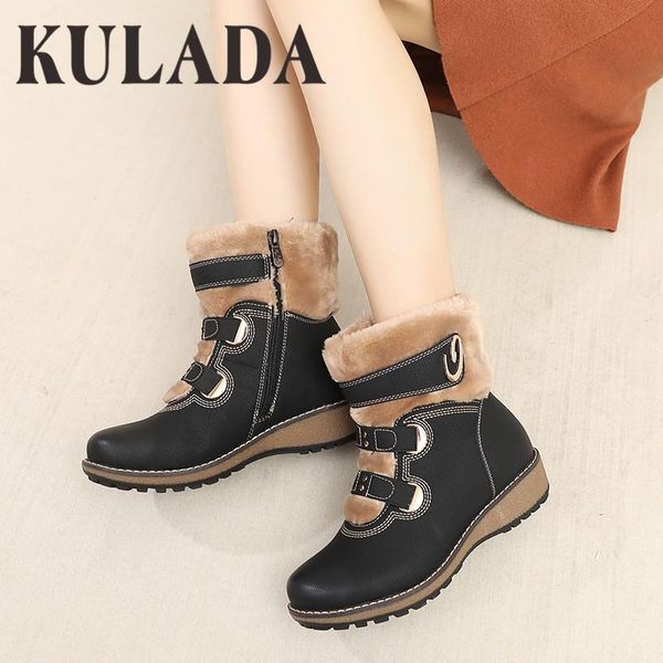 boots kulada est women winter snow ladies thick fur female casual side zipper warm high quality, Black
boots kulada est women winter snow ladies thick fur female casual side zipper warm high quality, Black