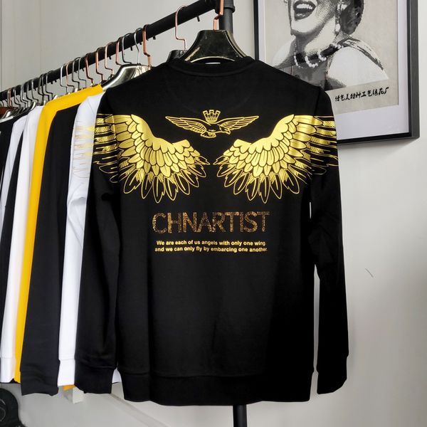 fashion fleece hoodies men's brand hoodie eagle wings embroidered mercerized cotton bottom coat european sweater, Black
fashion fleece hoodies men's brand hoodie eagle wings embroidered mercerized cotton bottom coat european sweater, Black