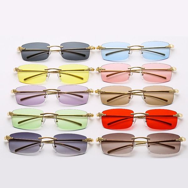 sunglasses rimless cutting women rectangle gradient sun glasses men 2021 vintage uv400 square goggle red green tea de sol mujer, White;black
sunglasses rimless cutting women rectangle gradient sun glasses men 2021 vintage uv400 square goggle red green tea de sol mujer, White;black