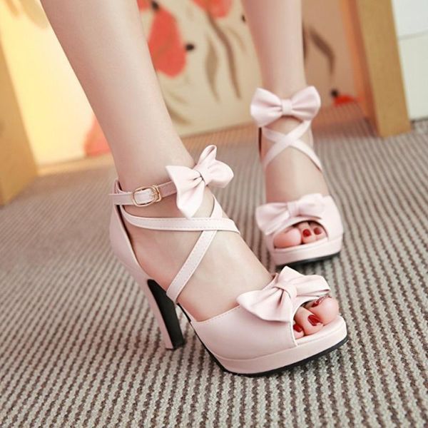 summer ladies elegant fashion women high heel sandals bow buckle platform shoes woman fish head, Black
summer ladies elegant fashion women high heel sandals bow buckle platform shoes woman fish head, Black