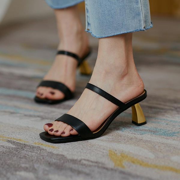 genuine leather metal high heels ladies pumps elegant women slippers summer party wedding shoes woman beige black apricot
genuine leather metal high heels ladies pumps elegant women slippers summer party wedding shoes woman beige black apricot