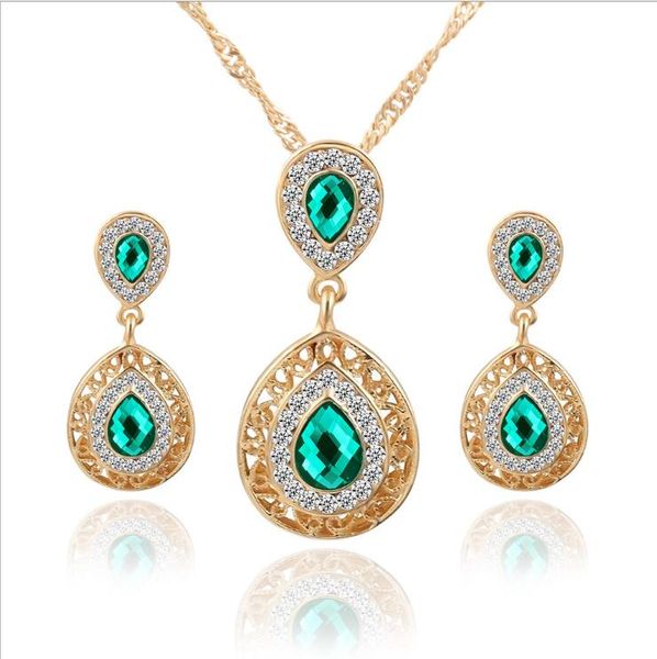 crystal drop pendant necklaces earring jewelry set gsfs071 fashion women gift earrings & necklace, Silver
crystal drop pendant necklaces earring jewelry set gsfs071 fashion women gift earrings & necklace, Silver