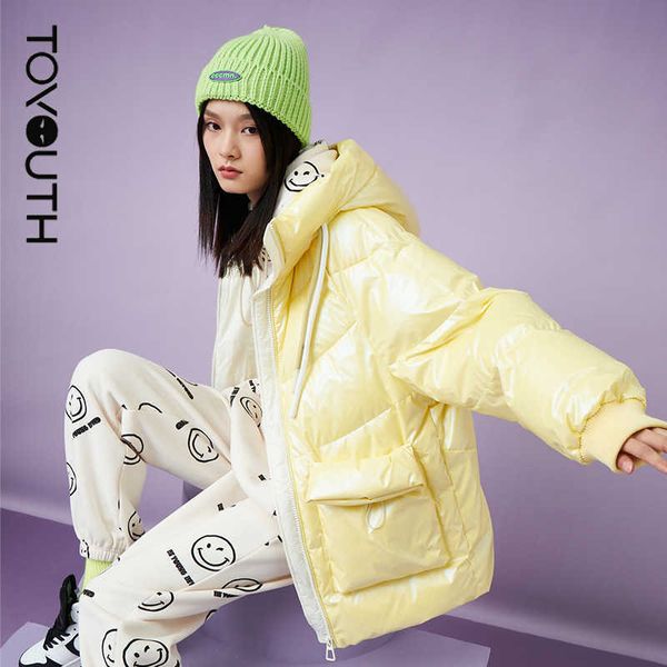 toyouth women down jacket with hat winter thick gloss sensation big pockets 90% white duck down warm chic casual coats 211015, Black
toyouth women down jacket with hat winter thick gloss sensation big pockets 90% white duck down warm chic casual coats 211015, Black