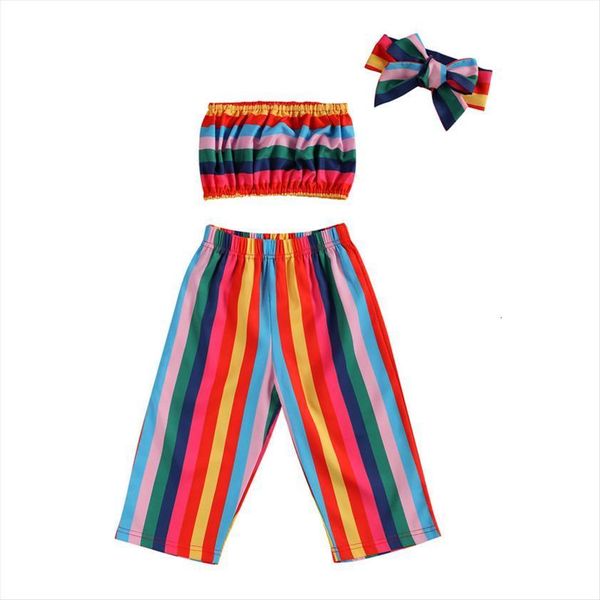 1 5years fashion toddler kids girls summer clothes rainbow print sleeveless tube long pants bowknot headband cotton outfits, White
1 5years fashion toddler kids girls summer clothes rainbow print sleeveless tube long pants bowknot headband cotton outfits, White