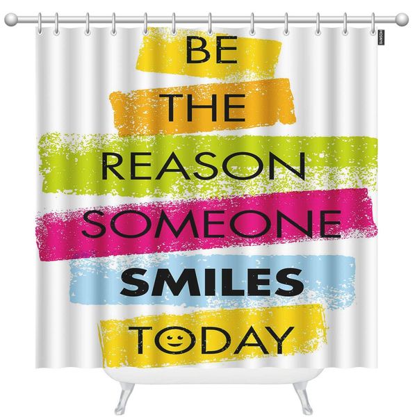 be the reason someone smiles today x-long shower curtains for bathroom sets funny creative motivation quote polyester shower
be the reason someone smiles today x-long shower curtains for bathroom sets funny creative motivation quote polyester shower