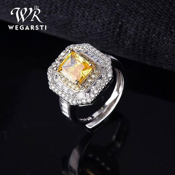 cluster rings wegarsti 925 silver for women princess propose marriage square yellow z ring romantic bridal wedding bijoux, Golden;silver
cluster rings wegarsti 925 silver for women princess propose marriage square yellow z ring romantic bridal wedding bijoux, Golden;silver