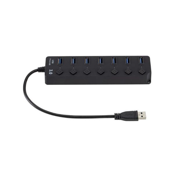 hubs amygojj usb3.0 splitter 7 port hub adapter power on / off switch with button
hubs amygojj usb3.0 splitter 7 port hub adapter power on / off switch with button