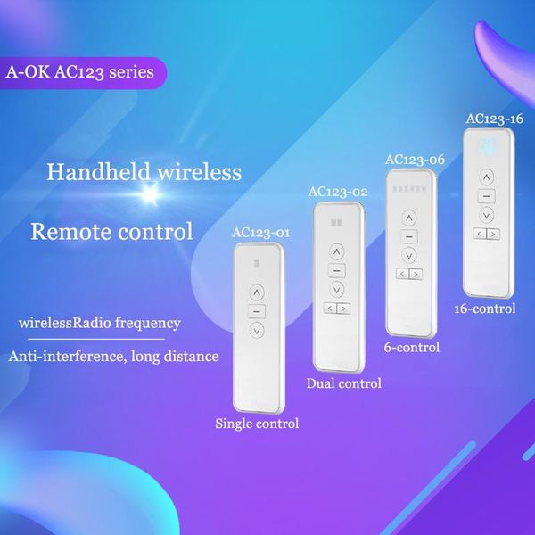 smart home control original aoke d electric curtain remote control, multi-channel preferred
smart home control original aoke d electric curtain remote control, multi-channel preferred