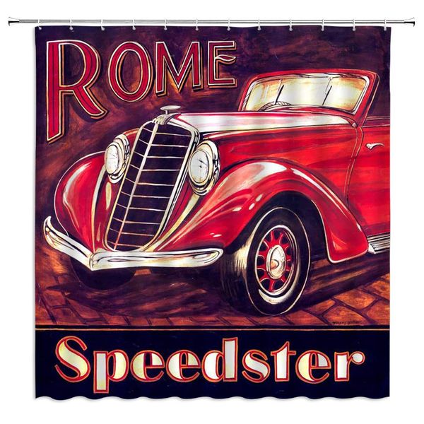 rome speedster shower curtain antique car lovers watercolor retro poster red fabric bath curtains bathroom accessories polyester
rome speedster shower curtain antique car lovers watercolor retro poster red fabric bath curtains bathroom accessories polyester