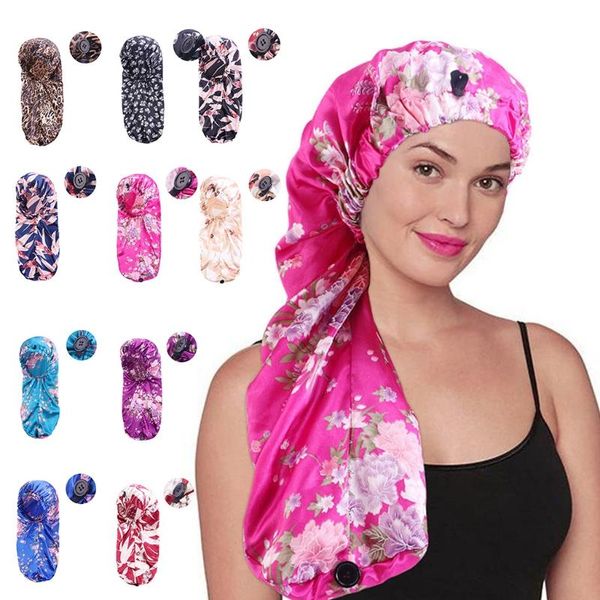 beanie/skull caps extra long satin hair bonnet adjustable button with soft elastic band large sleep cap for women braids to keep hairdo, Blue;gray
beanie/skull caps extra long satin hair bonnet adjustable button with soft elastic band large sleep cap for women braids to keep hairdo, Blue;gray