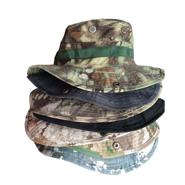 camouflage military boonie hat us army tactical cap camo men outdoor sports sun bucket fishing hiking hunting hats, Black;white
camouflage military boonie hat us army tactical cap camo men outdoor sports sun bucket fishing hiking hunting hats, Black;white