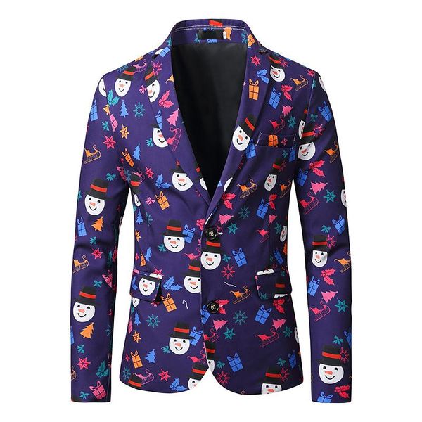 men's suits & blazers nice 2 button casual holiday christmas series dress suit slim fit flower print festive jacket coat, White;black
men's suits & blazers nice 2 button casual holiday christmas series dress suit slim fit flower print festive jacket coat, White;black