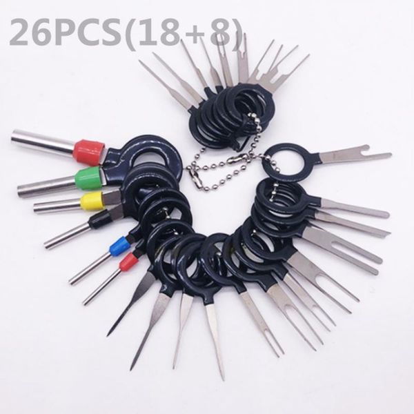 automotive repair kits 26/36/41/59pcs car plug terminal removal tool set electrical wire crimp connector pin extractor retractor kit accesso
automotive repair kits 26/36/41/59pcs car plug terminal removal tool set electrical wire crimp connector pin extractor retractor kit accesso